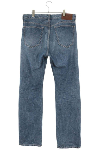 CELINE Cart Jeans Washed Straight Denim Blue Size 32