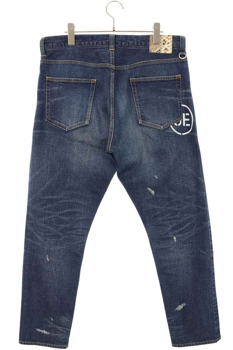 uniform experiment Distressed Repaired Denim Indigo Size 34