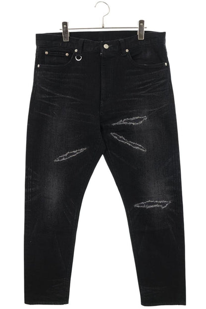 uniform experiment Distressed Repaired Denim Black Size 34