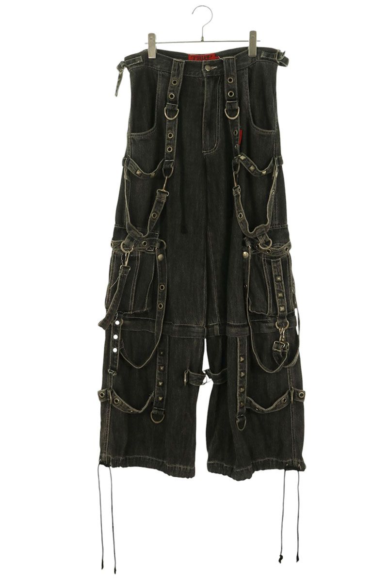 TRIPP NYC 2-Way Bondage Denim Pants Black Size 28