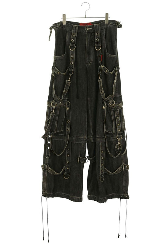 TRIPP NYC 2-Way Bondage Denim Pants Black Size 28