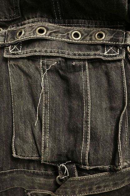 TRIPP NYC 2-Way Bondage Denim Pants Black Size 28