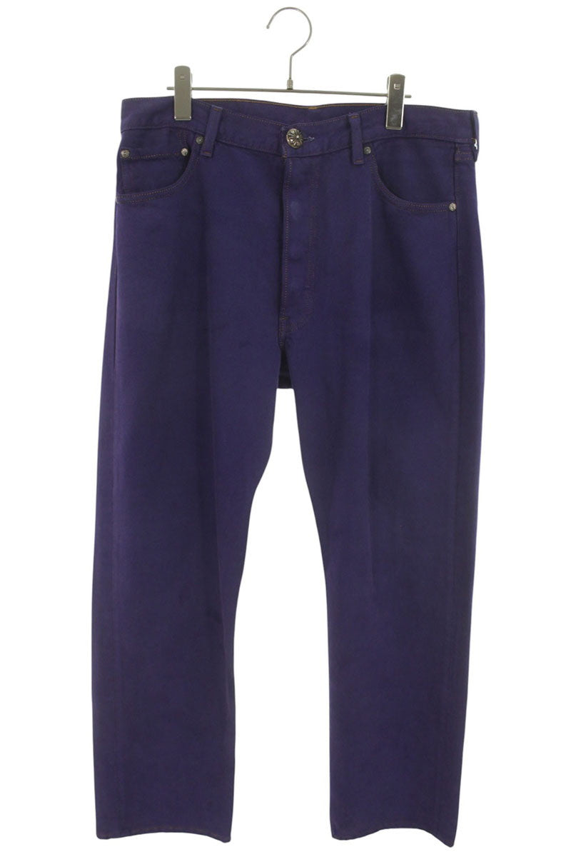 Chrome Hearts U VNTG JEAN PRPL RED TAB Cross Ball Size 33