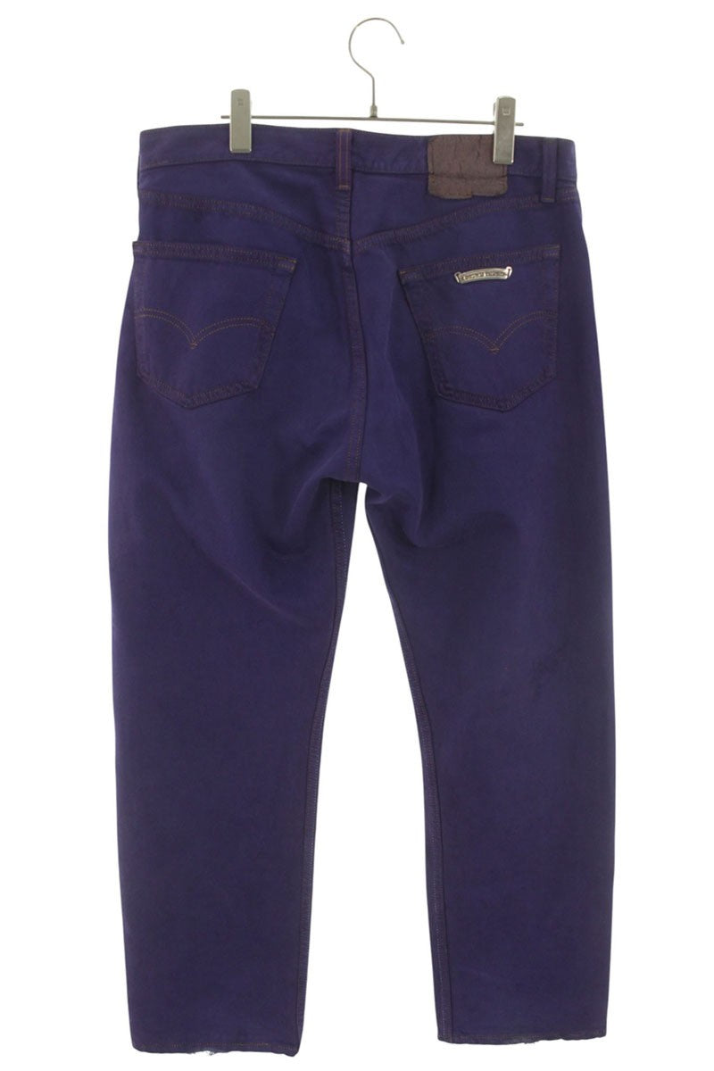 Chrome Hearts U VNTG JEAN PRPL RED TAB Cross Ball Size 33