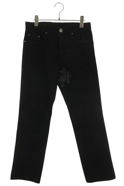 Chrome Hearts DNM PANTS BLK Cross Patch Flare Pants Size 29R