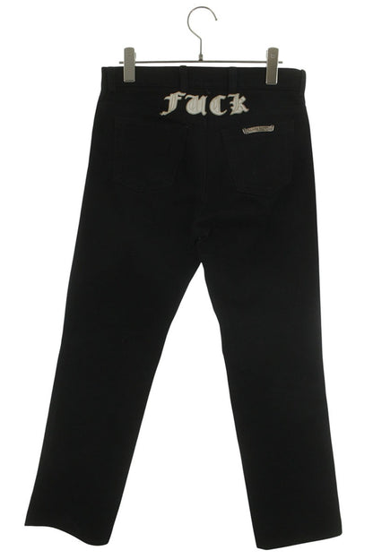 Chrome Hearts DNM PANTS BLK Cross Patch Flare Pants Size 29R