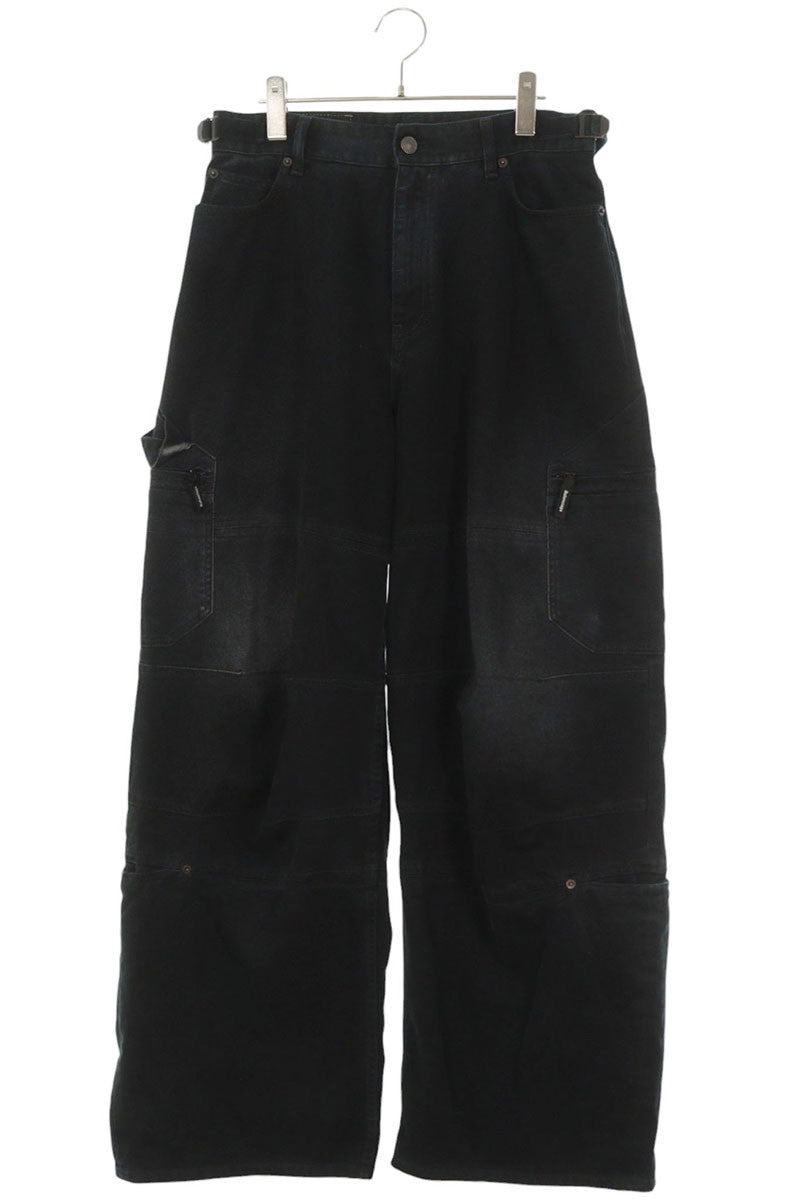 BALENCIAGA Soft Left Hand Wide Cargo Jeans Size XS