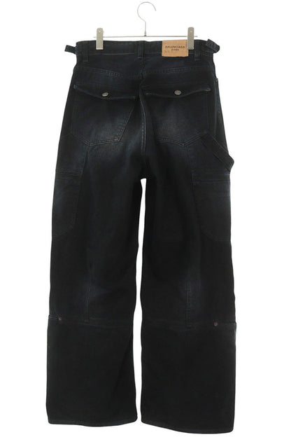 BALENCIAGA Soft Left Hand Wide Cargo Jeans Size XS