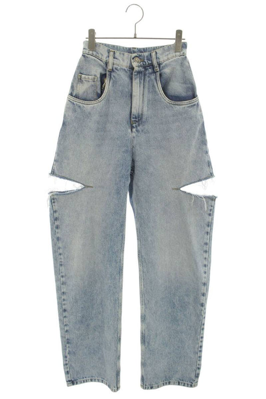 Maison Margiela Indigo Slash Detail Denim Pants Size 36