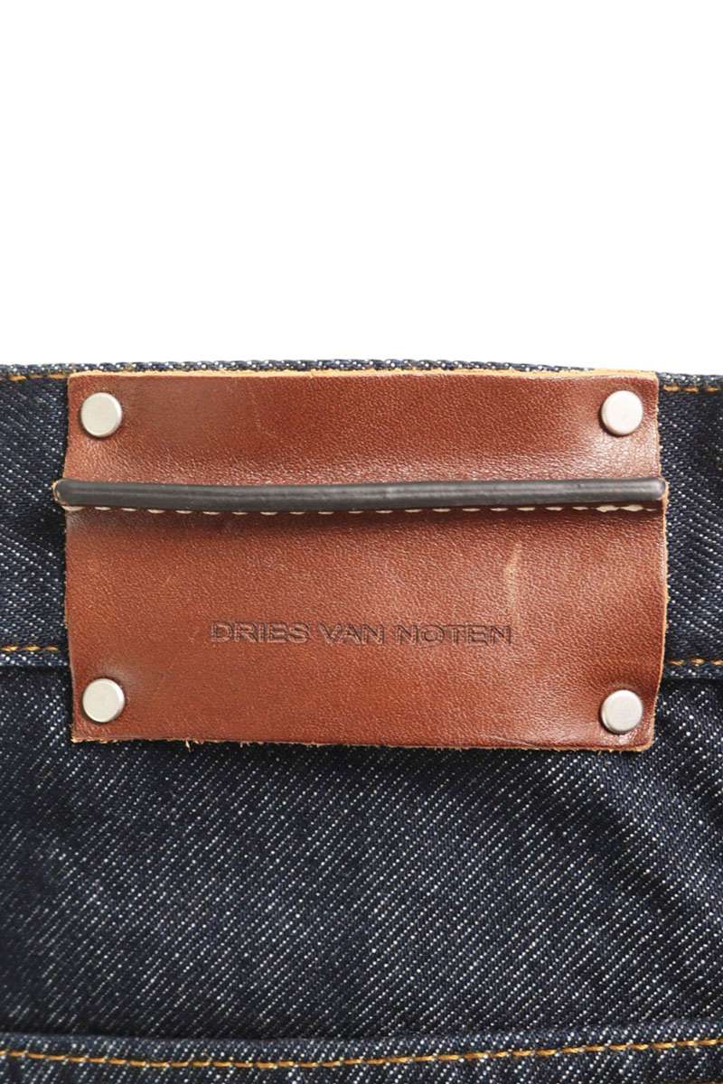 DRIES VAN NOTEN Indigo Button Fly Denim Pants Size 32