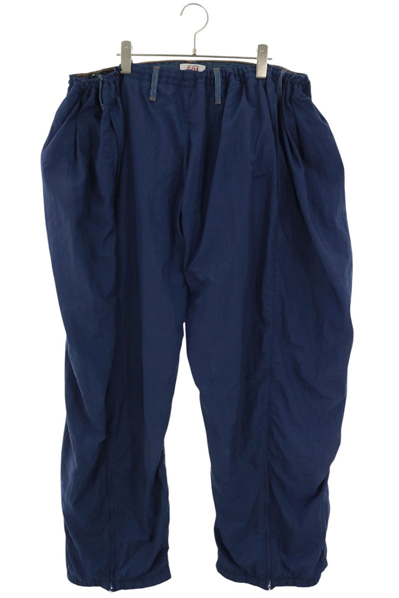 BLESS Nylon Jersey Docking Oversized Denim Indigo Size 34