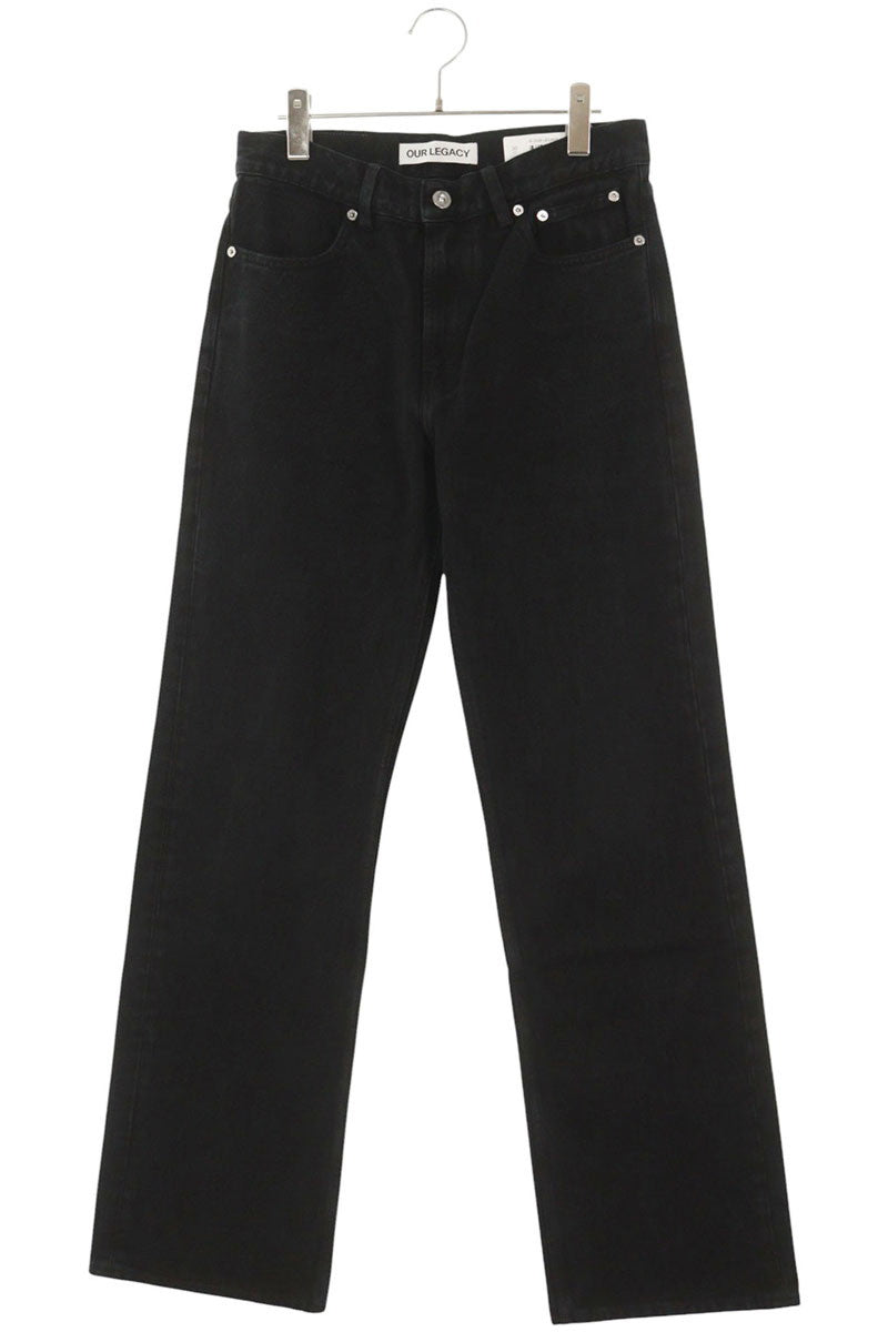 OUR LEGACY 26SS CARLSON CUT Denim Pants Black Size 30