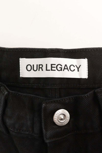 OUR LEGACY 26SS CARLSON CUT Denim Pants Black Size 30