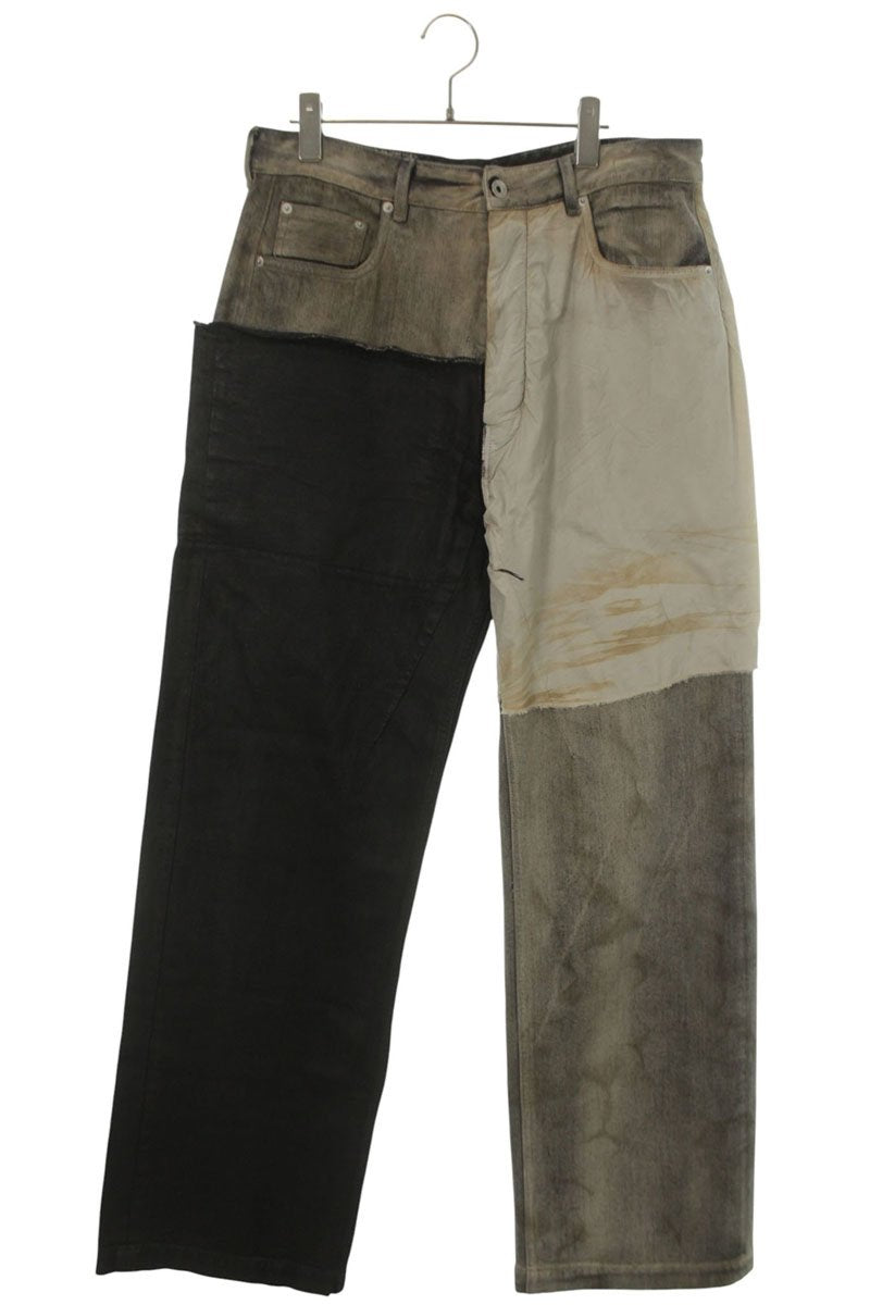 DRKSHDW Dust Washed Panel Jeans Black/Indigo Size 30