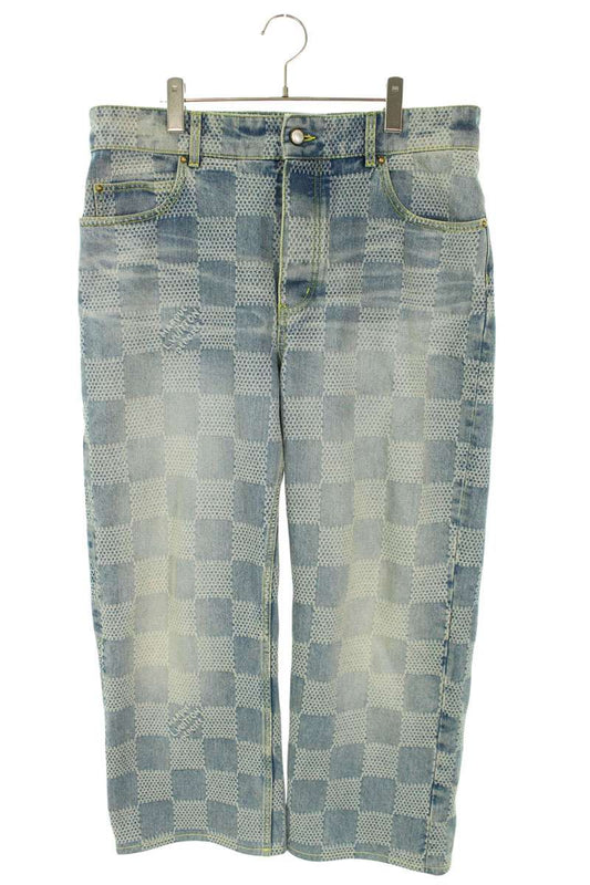 LOUISVUITTON 24AW Damier Skate Denim Pants Indigo Size 34