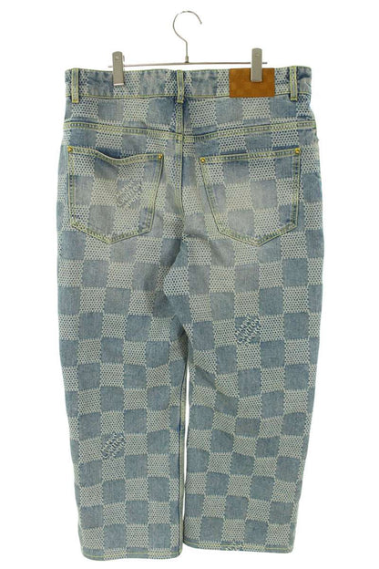 LOUISVUITTON 24AW Damier Skate Denim Pants Indigo Size 34