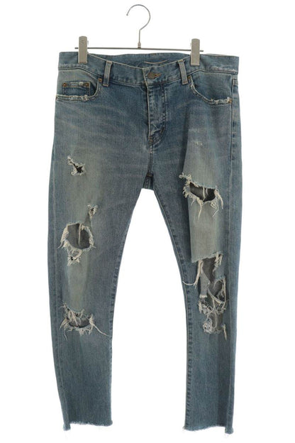 SAINT LAURENT PARIS Distressed Skinny Denim Size 31