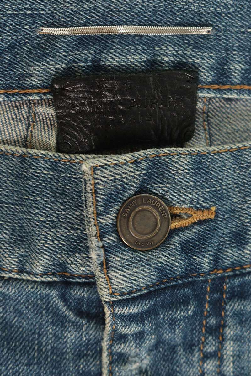 SAINT LAURENT PARIS Distressed Skinny Denim Size 31