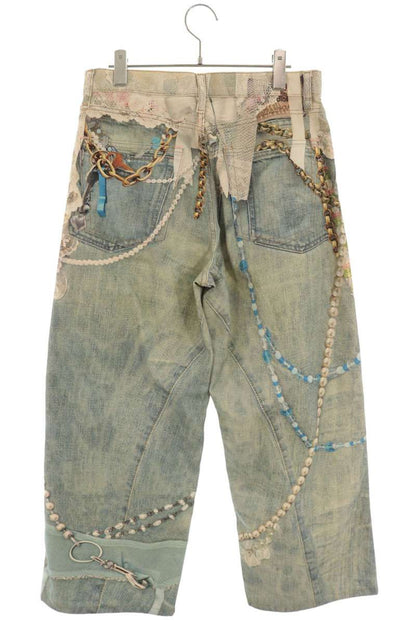 ACNE STUDIOS Transfer Print Baggy Denim Indigo Size 30