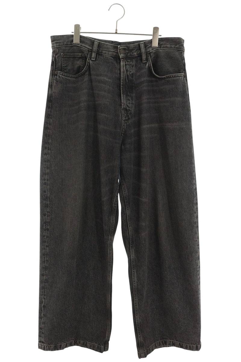 ACNE STUDIOS 1989 ASH BLACK Washed Baggy Denim Size 30