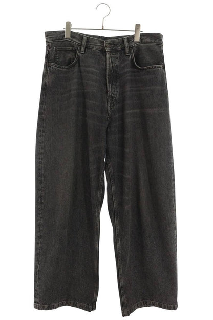 ACNE STUDIOS 1989 ASH BLACK Washed Baggy Denim Size 30