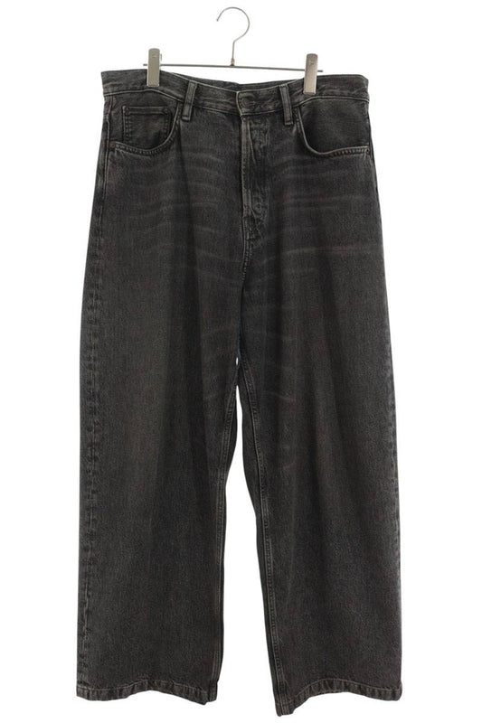 ACNE STUDIOS 1989 ASH BLACK Washed Baggy Denim Size 30