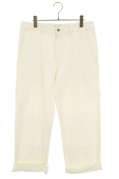 LOEWE Anagram Embroidered Carpenter Jeans White Size 44