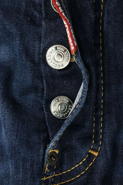 DSQUARED S74LB0923 SUPER TWINKY JEAN Distressed Size 33