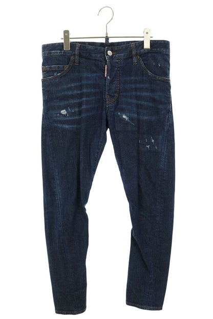 DSQUARED2 Sexy Twist Jean Distressed Denim Indigo Size 33