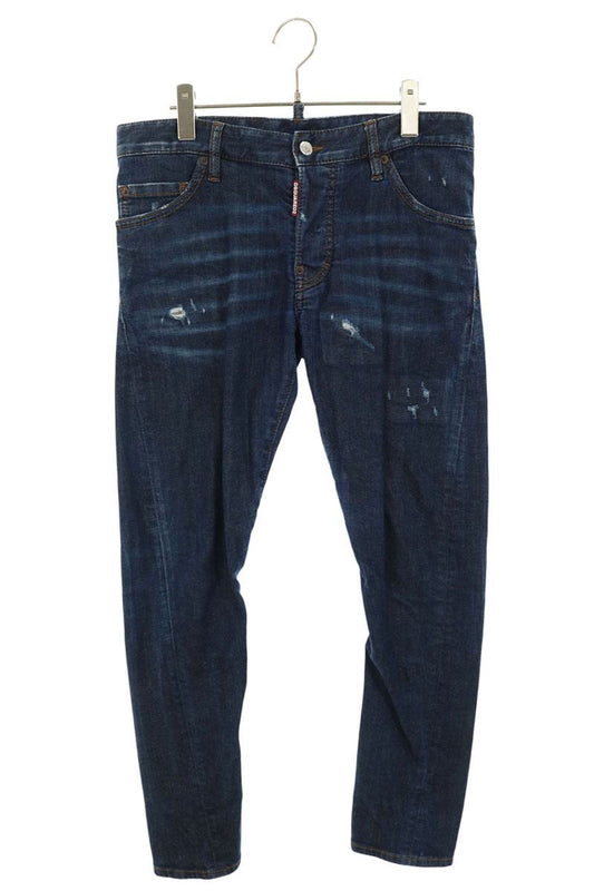 DSQUARED2 Sexy Twist Jean Distressed Denim Indigo Size 33