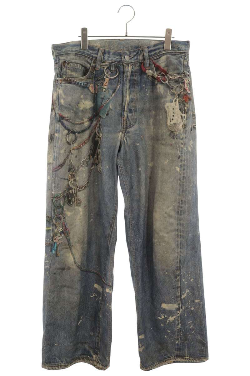 ACNE STUDIOS 1981M Trompe L'oeil Keychain Print Size 34