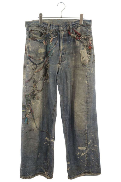 ACNE STUDIOS 1981M Trompe L'oeil Keychain Print Size 34