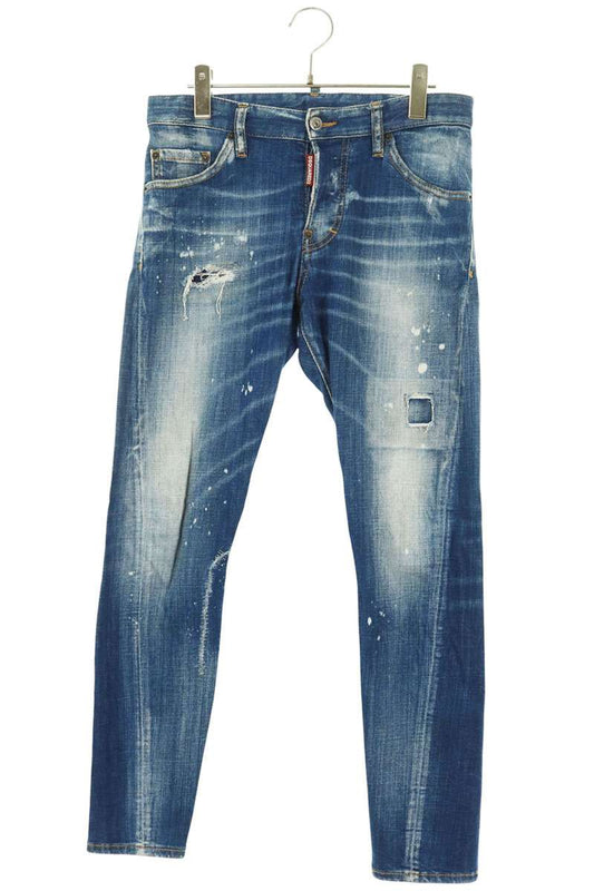 DSQUARED2 Sexy Twist Jean Distressed Denim Indigo Size 31