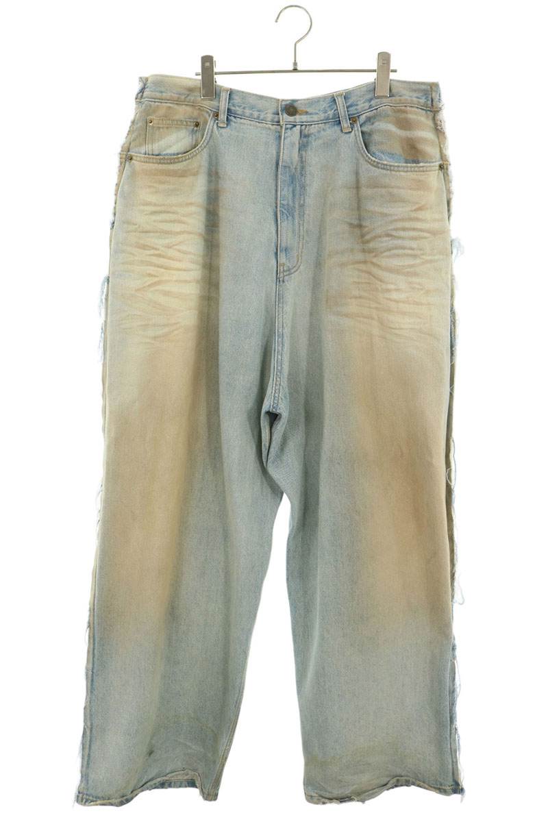PROJECT GR Two Faced Distressed Baggy Denim Pants Size 32