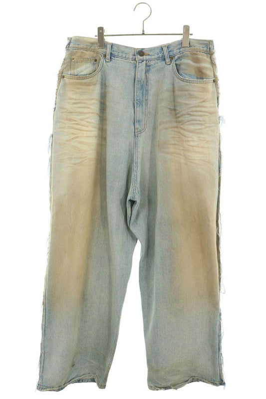 PROJECT GR Two Faced Distressed Baggy Denim Pants Size 32