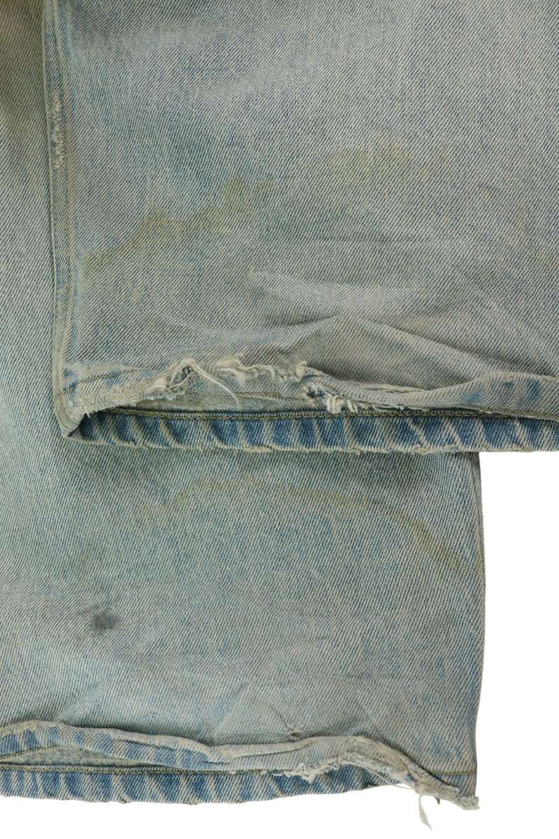 PROJECT GR Two Faced Distressed Baggy Denim Pants Size 32