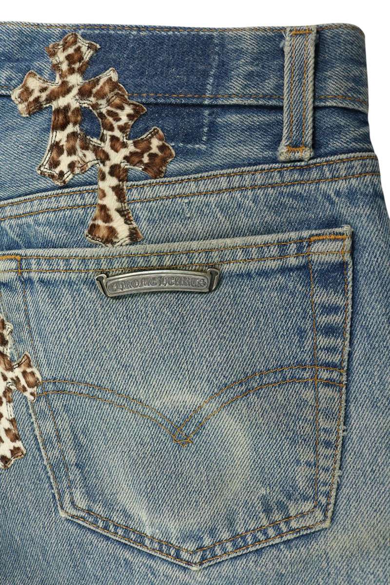 Chrome Hearts U VNTG JEAN BL RED TAB Patch Jeans Size 30