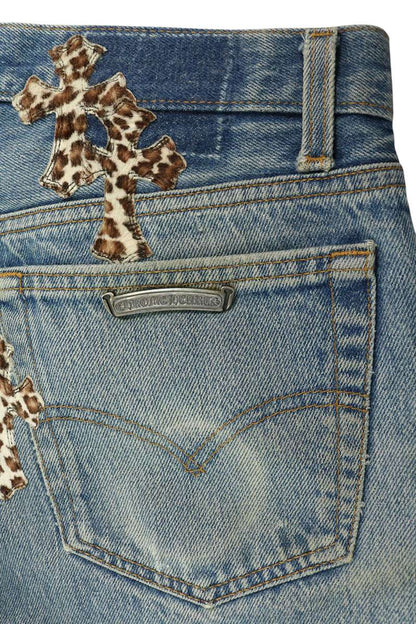 Chrome Hearts U VNTG JEAN BL RED TAB Patch Jeans Size 30