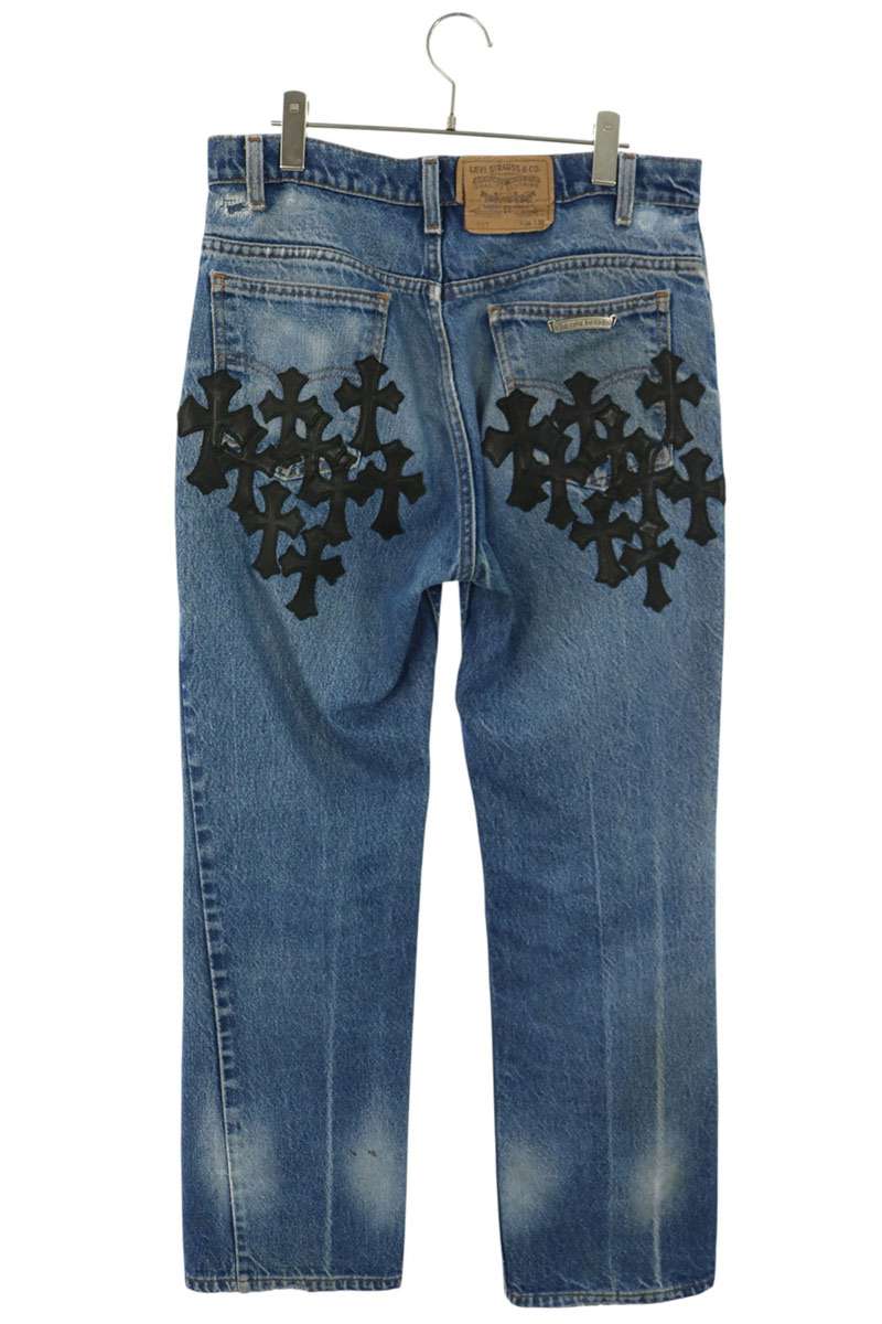 Chrome Hearts 517 Cross Patch Washed Jeans Size 32