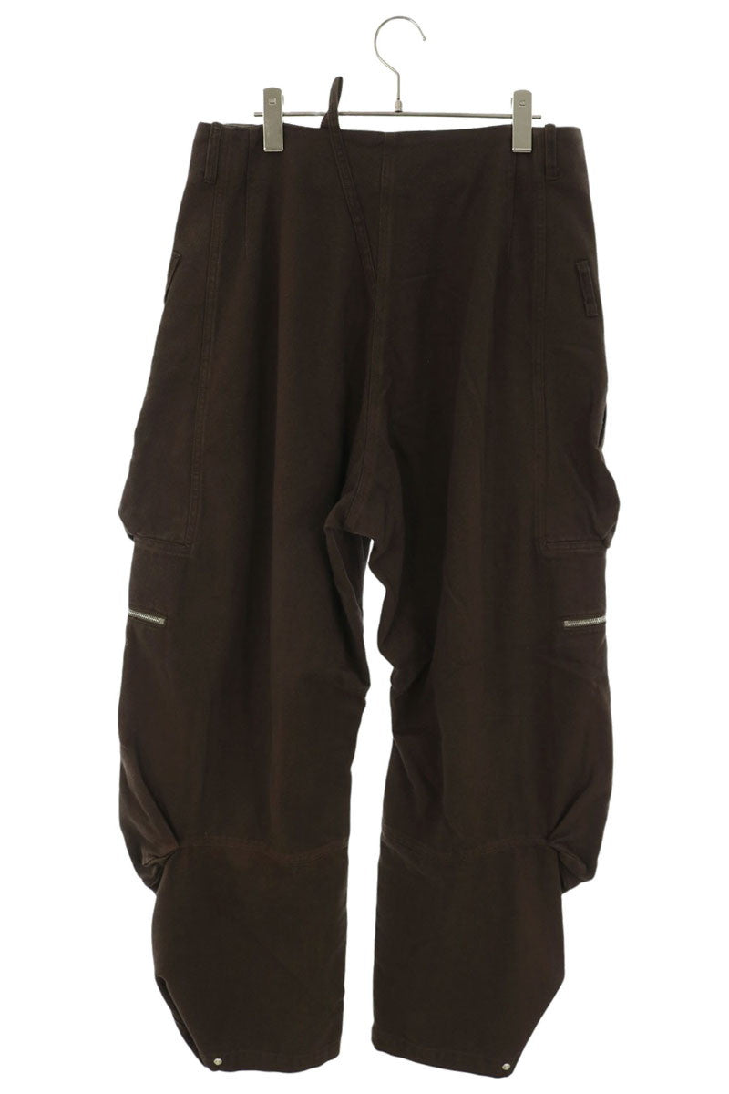 JACQUEMUS Croissant Cargo Jeans Brown Size 48