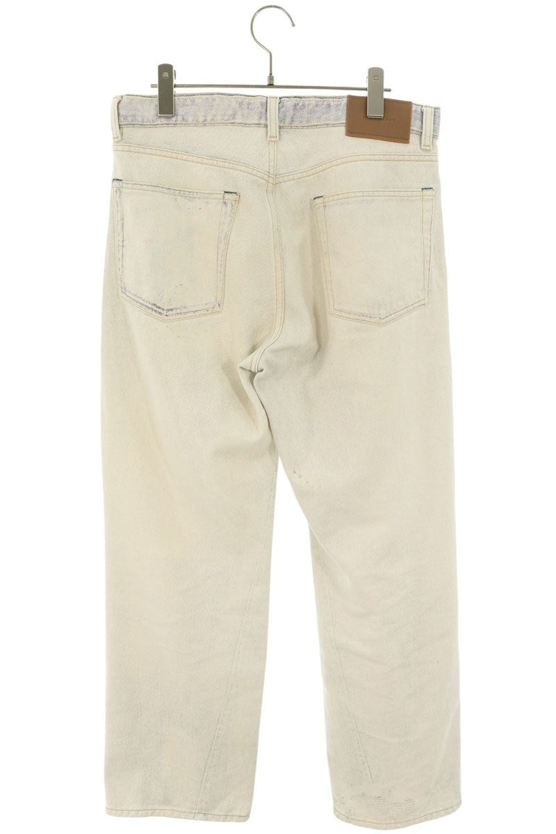 OUR LEGACY THIRD CUT Off-White Digital Print Denim Size 29