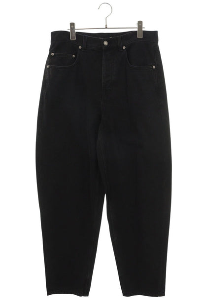SAINT LAURENT PARIS Black Tapered Baggy Denim Jeans Size 31