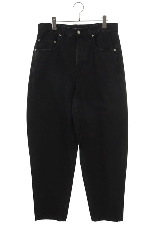 SAINT LAURENT PARIS Black Tapered Baggy Denim Jeans Size 31