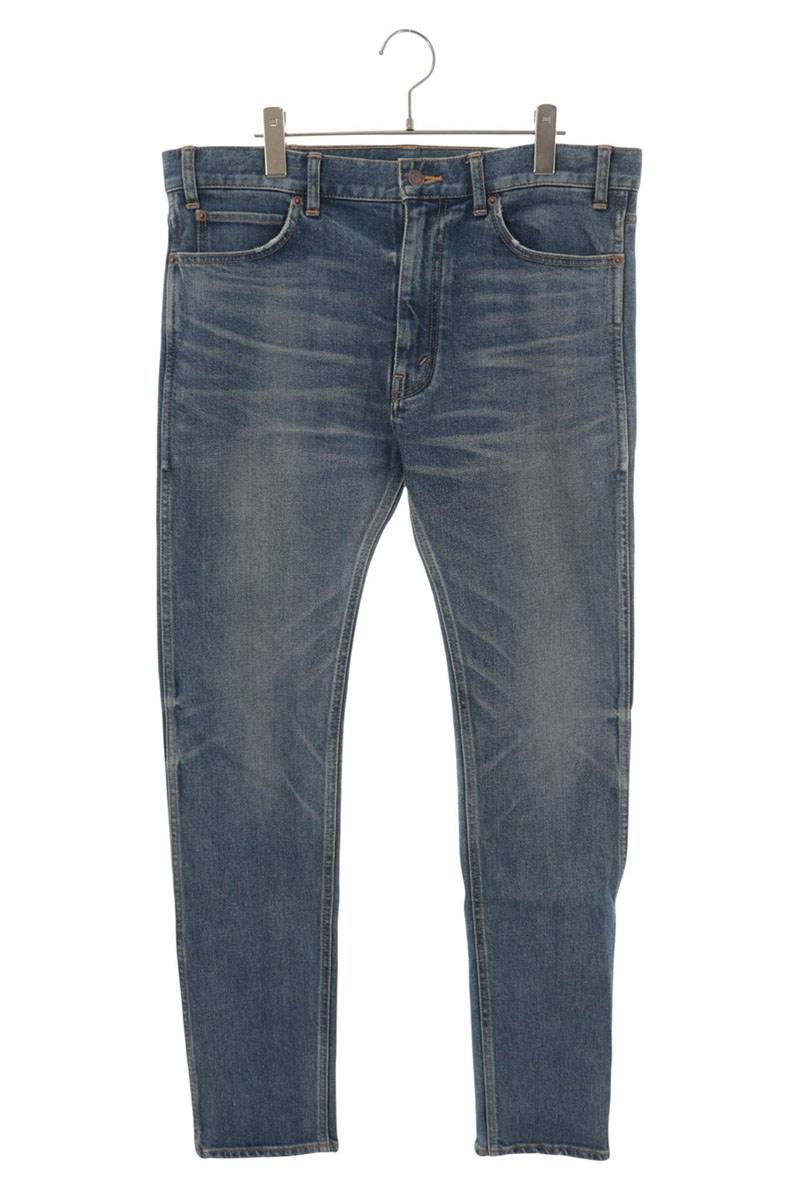 CELINE Blue Low Rise Skinny Denim Jeans Size 33