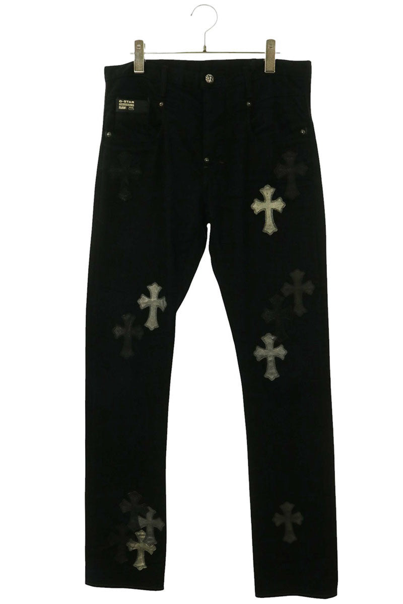 Chrome Hearts Custom Cross Patch Denim Jeans Size 30