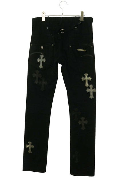 Chrome Hearts Custom Cross Patch Denim Jeans Size 30