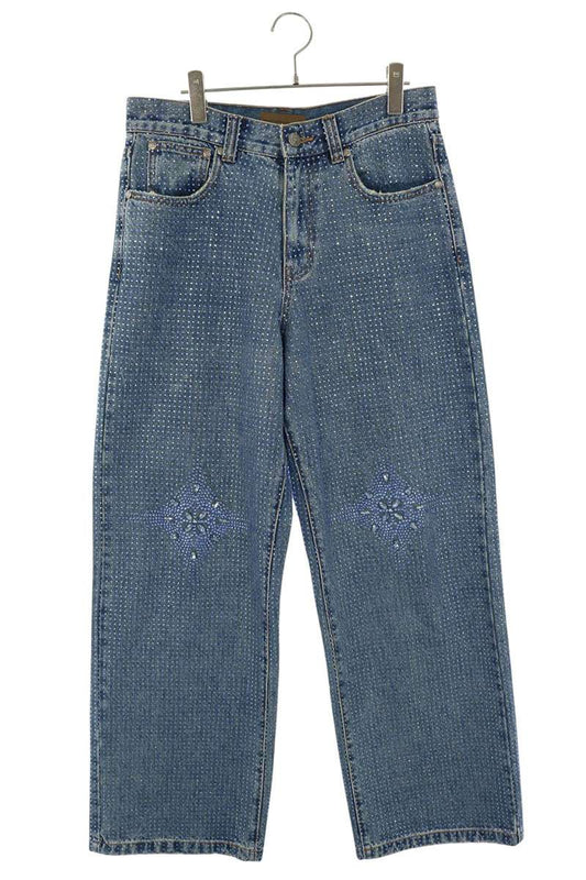 Birth Of Royal Child Light Stone Embellished Denim Size S