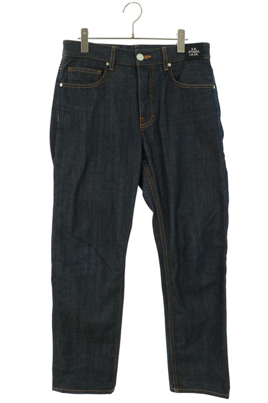 S.R. STUDIO Straight Leg Denim Button-Fly Indigo Size 30