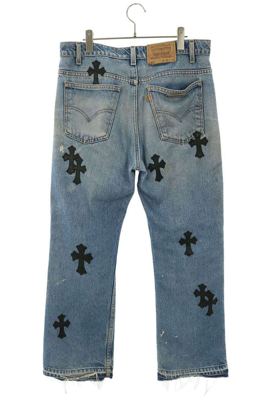Chrome Hearts Washed 517 Cross Patch Denim Multi Size 34