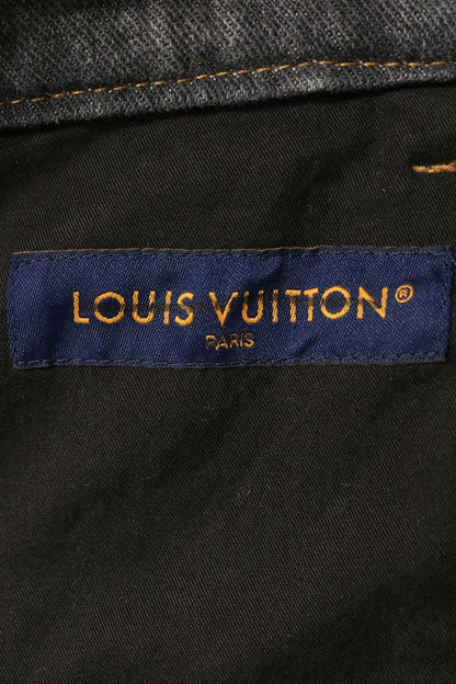 LOUISVUITTON 23AW Monogram Flower Denim Gray Size 34